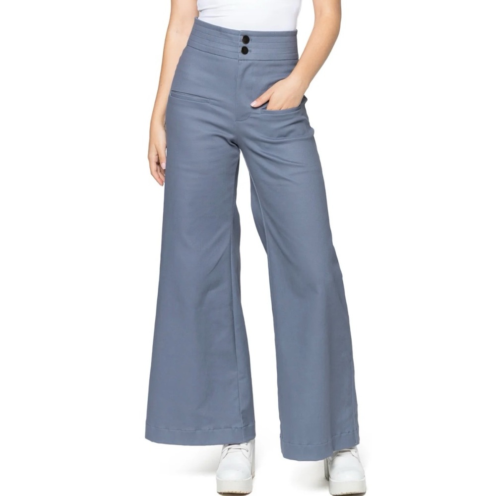 BlackMilk Slate Sweeper Wide Length Pants